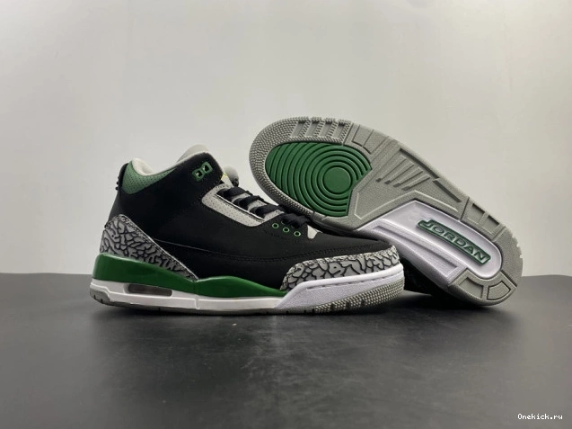 One Kick Green Air CT8532-030 Pine Jordan 3 0805